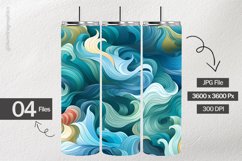 Wavy Pattern Digital Papers - 04 Variations Product Image 2