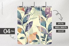 Brush Leaves Digital Papers - 04 Variations Product Image 2
