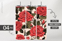 Vintage Rose Digital Papers - 04 Variations Product Image 2
