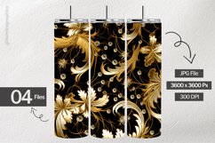 Black and Gold Digital Papers - 04 Variations Product Image 2