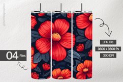 Floral Background Digital Papers - 04 variations Product Image 2