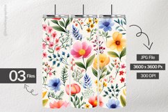 Micro Floral Digital Papers - 03 Variations Product Image 2