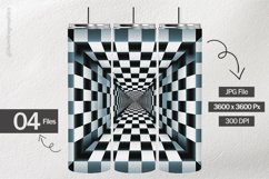 Illusion Background Digital Papers - 04 Variations Product Image 1