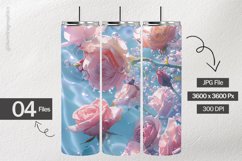 Dream Roses Digital Papers - 04 variations Product Image 1