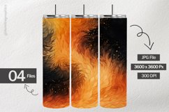 Orange Background Digital Papers - 04 Variations Product Image 2