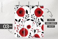 Roses Ink Digital Papers - 03 Variations Product Image 2