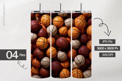 Basket Balls Digital Papers - 04 Variations Product Image 2