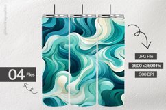 Wavy Pattern Digital Papers - 04 Variations Product Image 2