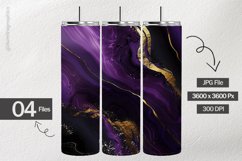 Luxury Purple Gold Digital Papers - 04 Variations Product Image 2