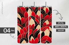 Red Petals Digital Papers - 04 Variations Product Image 2