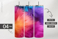 Fuzzy Rainbow Digital Papers - 04 variations Product Image 2