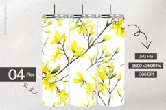 Forsythia Pattern Digital Papers - 04 Variations Product Image 2