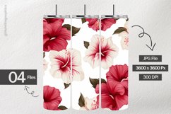 Foral Flower Digital Papers - 04 Variations Product Image 2