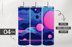 Blobs Background Digital Papers - 04 Variations Product Image 1