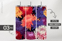 Multidimensional Shading Flower Digital Paper - 03 Variation Product Image 1