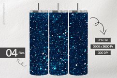 Blue Glitter Digital Papers - 04 Variations Product Image 1