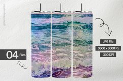 Sea Waves Digital Papers - 04 Variations Product Image 2