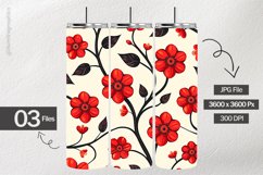 Floral Background Digital Papers - 03 variations Product Image 2