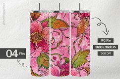 Floral Background Digital Papers - 04 variations Product Image 2