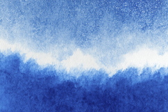 Blue Watercolor Background Wallpaper Product Image 1