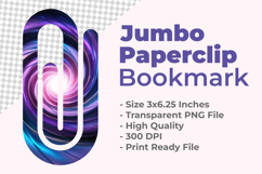 Cosmic Spiral Jumbo Paperclip Bookmark Product Image 1