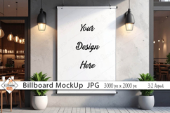 Billboard Restaurant Mockup photo JPG Product Image 1