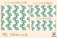 Eucalyptus, tumbler, mug, libbey can sublimation png Product Image 2