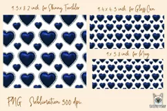 Heart shape stone sublimation, tumbler, mug, libbey can Product Image 2