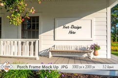 Porch Frame Mockup Photo JPG | Background Product Image 1