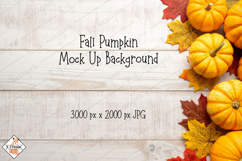 Fall Pumpkin Mock Up #2 Photo JPG | Background Product Image 1