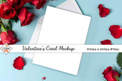 Valentine's card mock up background jpg Product Image 1