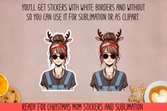 Ready for Christmas mom Stickers and Sublimation PNG. Product Image 2