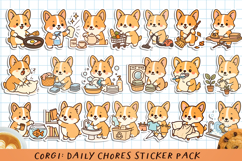 The Corgi Life Mega Sticker Bundle. PNG. Product Image 3