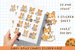 The Corgi Life Mega Sticker Bundle. PNG. Product Image 4