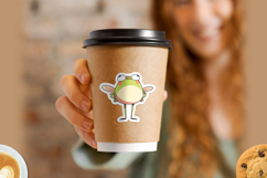 Low Energy Frog Stickers | Cute Frog PNG &amp; Cricut Sheet Product Image 10