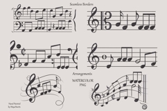 Watercolor Music Signs &amp; Symbols Bundle Product Image 5