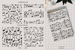 Watercolor Music Signs &amp; Symbols Bundle Product Image 8
