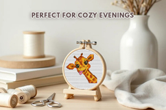 Funny Giraffe Cross Stitch Pattern PDF Product Image 4