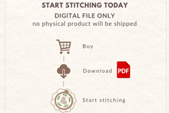 Cow Cross Stitch Pattern Farm Animal PDF Product Image 6