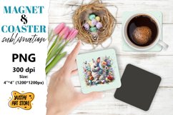 Easter magnet sublimation/Easter coaster sublimation bundle Product Image 2