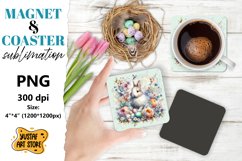 Easter magnet sublimation/Easter coaster sublimation bundle Product Image 4