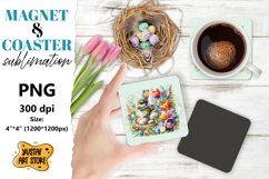 Easter magnet sublimation/Easter coaster sublimation bundle Product Image 6