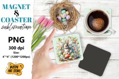 Easter magnet sublimation/Easter coaster sublimation bundle Product Image 7