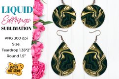 Earrings Sublimation Bundle. Teardrop and Round 30 design Product Image 9