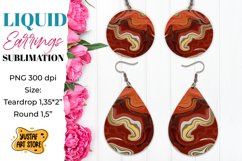 Earrings Sublimation Bundle. Teardrop and Round 30 design Product Image 28