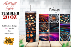 Abstract tumbler wrap.Lightwave abstracts sublimation bundle Product Image 1