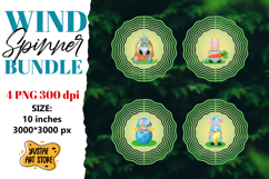 Easter wind spinner. Easter gnome sublimation bundle Product Image 1