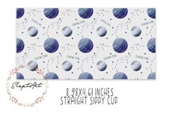 Watercolor baby zodiac 12 oz sippy cup design sublimation Product Image 2