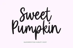 Sweet Pumpkin - Handwritten Script Font Product Image 1