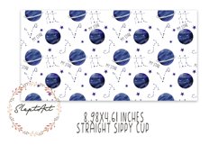 Watercolor baby zodiac 12 oz sippy cup design sublimation Product Image 2